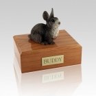 Gray Large Bunny Cremation Urn
